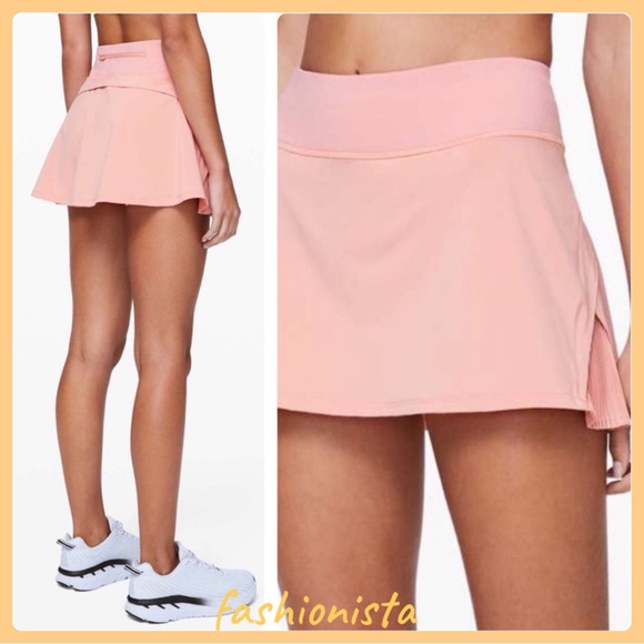 Lululemon Play Off the Pleats Peach skirt / skort sz.8